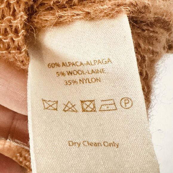 Free People‎ Revolve Gossamer alpaca wool oversized sweater terracotta S GUC - Picture 9 of 12